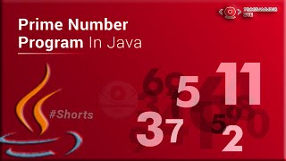 Java Program to Check Prime Number | #ProgrammingEye | #Shorts