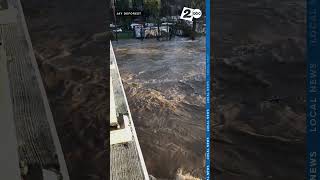 Heavy rain in Oregon pushes Clackamas River to flooding - viewer videos show rushing water