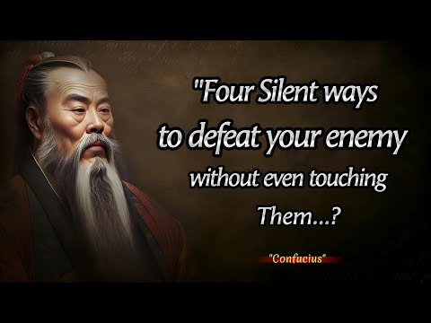 Four Proven Ways To Defeat Your Enemy Without Touching Them || Confucius Quotes With Life Lesson's