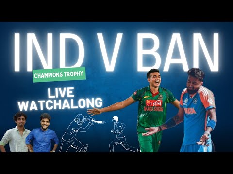 India are 122-2 in 25 overs | CT Game #2 Live Watchalong | Overs 25 - 35