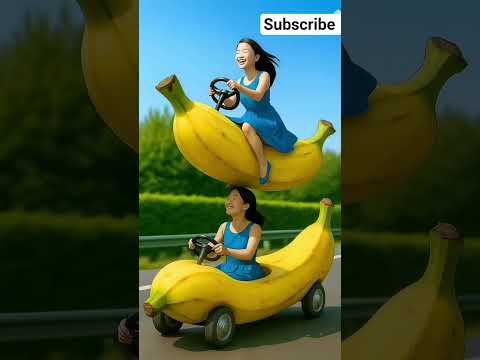 banana car vs banana aeroplane #like #subscribe #shortvideo