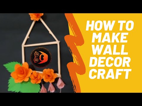 How to make Wall Hanging craft in Paper |Tamil DIY |தமிழ்  Dubai Dudes