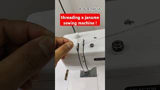How to thread a janome sewing machine ! Step-by-step guide #ussewtips #janomesewingmachine #ytshorts
