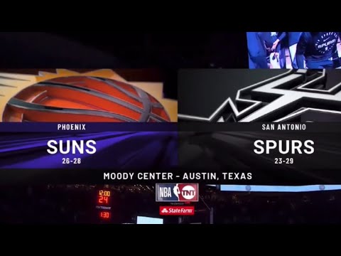 Suns vs Spurs NBA On TNT Intro/Theme 2/20/25 | NBA 2025