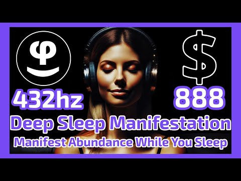 Unlock Abundance in Deep Sleep: 432hz Meditation Music with Angel Number 888