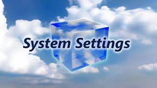 System Settings (Original Song)