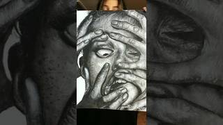 New drawing #age14 #artistic #artwork #creativityeveryday #charcoaldrawing #charcoalart #charcoal