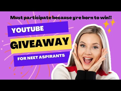 YouTube giveaway for NEET aspirants 🥳 #giveaway #neet2023 #neet2024 #neetexam #neet