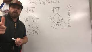 Simplifying Radicals Easy Method