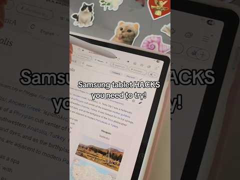 Samsung tablet HACKS you NEED to try! ✏️✨️