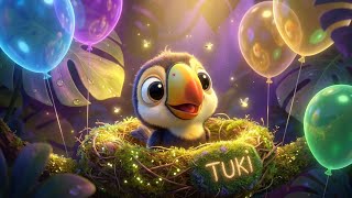 Tuki's Balloon Breath 🎈🌿 | Breathing Exercise for Kids | Calm & Sleep | Breathe with Tuki