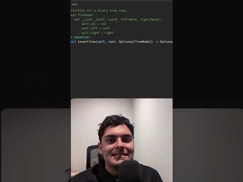 Invert a Binary Tree - Leetcode 226 - Python #shorts