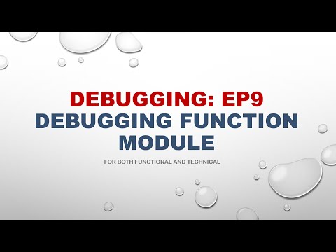 SAP ABAP Debugging EP9: Debugging Function Modules (For Both Functionals and Technical)