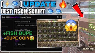 [UPD] Fisch Script GUI Pastebin | INFINITE COIN DUPE AUTO FISH AUTO SELL *NO KEY*