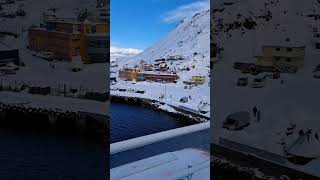 @Honningsvag Norway.#travel #snow #shorts #seamanslife #amazingview