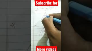 Numbers of triangle #shorts #shortsfeed #youtubeshorts #mathshorts #trickymath