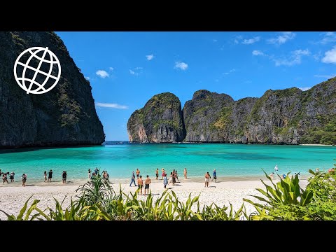 Maia Bay and the Phi Phi Islands, Thailand  [Amazing Places 4K]