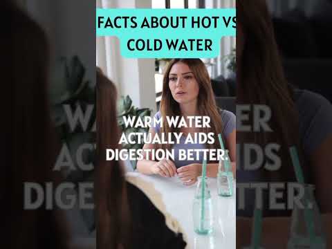 Cold vs. Warm Water: Which is BETTER? 💧🔥 #HydrationHacks #HealthFacts #StayHydrated #HealthyHabits
