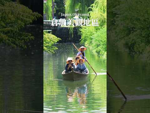 【30秒日本旅行】倉敷 柳樹與河道的水之都市   #日本觀光 #岡山 #倉敷  #観光 #旅行 #travelvlog #japan #travel #vlog #日本  #旅行