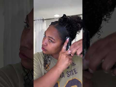 Butterfly Braid Curly Hairstyle #curlyhairstyles #butterflybraids #backtoschoolhairstyles #tutorial