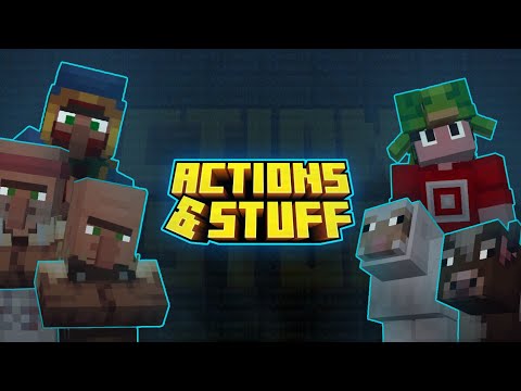 Actions & Stuff || The BEST Animation Pack For Minecraft Pocket Edition (1.21+) MCPE