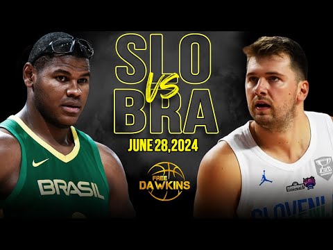 Slovenia vs Brazil Full Game Highlights | Olympics Warm-Up | June 28, 2024 | FreeDawkins