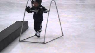 Logan started Hockey today.