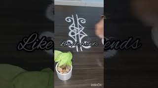 Side border design #rangoli #sideborders #muggulu #indianart #seo #easyrangoli #ముగ్గు