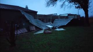 Storm damage at TVEC in Athens