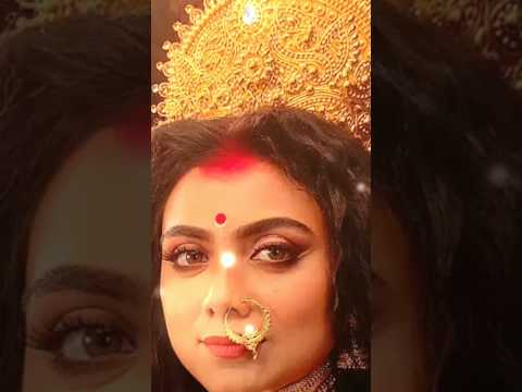 Idhika Paul Beautiful goddess looks😍 #mahalaya #trending #viral #shorts #zeebangla #song #idhikapaul