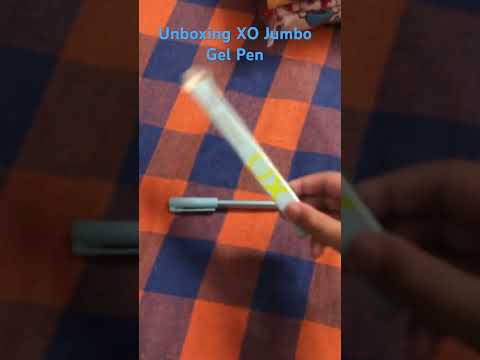 Unboxing XO JUMBO GEL PEN FROM MY STATIONARY FOR FREE#free