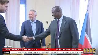 Vice President Taban Deng Gai Review the Peace Implementation with Norway Ambassador to South Sudan