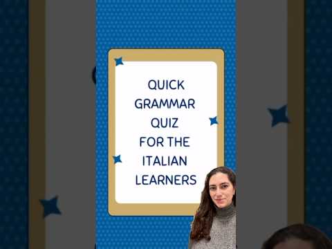 Hey #Italian learners! Can you get 3/3 on this mini quiz? #lingualmuse #learnitalian #italiano