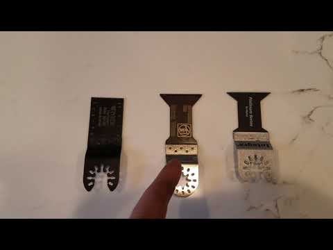 Oscillating multitool blade review on Integra, Ryker, Fein multi tool blades.