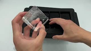 Crystal Clear Ice Maker makes 8pcs Clear Ice Cube 5cm