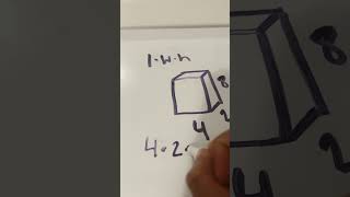 How to find volume of 3D shape eectangulsr prism #foryou #shorts #mathforstudents #help #simple