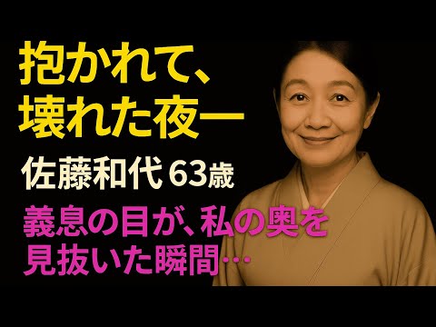 【シニア恋愛】彼の愛が私を戻してくれた夜｜シニア恋愛