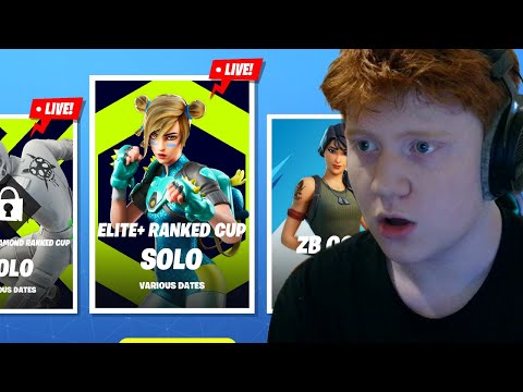 🔴LIVE- GRINDING SOLO RANK CUP IN FORTNITE!!!!