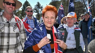 So the FAR RIGHT are always triggered by PAUL HANSON comments…..🧡🇦🇺
