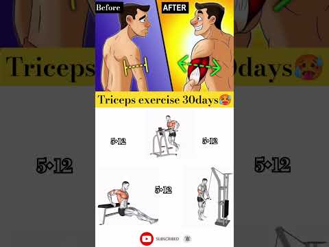 Triceps#exercise#30days#hardchallenge#triceps#fitnesstips#exercise🥵😱