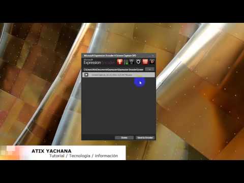 Captura de pantalla HD con Expression Encoder 4