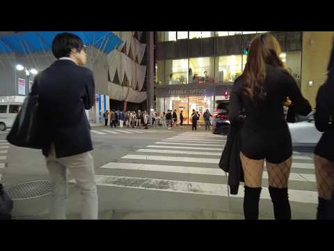 ハロウィンの夜・渋谷をお散歩！スクランブル交差点・ラブホテル街！Night Walk in Tokyo Japan, Relaxing in Shibuya Halloween Cosplay