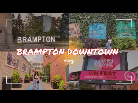Explore Brampton downtown with me|| Canada vlogs