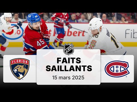 Panthers vs Canadiens 15/03 | Faits saillants