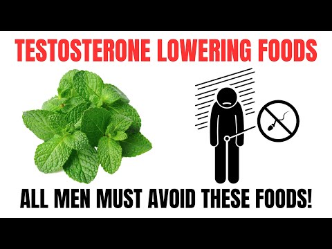 TOP 10 TESTOSTERONE LOWERING FOODS! | YOU MUST AVOID THESE!