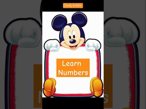 Numbers for kids 1 to 10 l flashcards l CandyKiddie