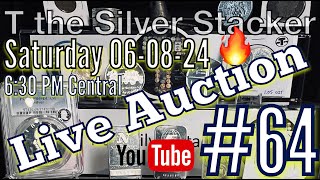 Live Auction 64 #silverpours #vintagesilver #numismatics