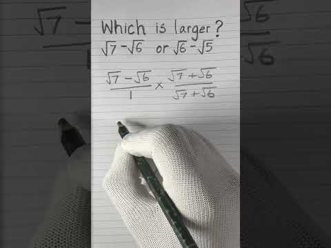 Math has never been this easy! Compare square root differences #math #matholympiad #handlewithcare
