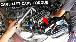 CAMSHAFT CAPS TORQUE SPECS SEQUENCE HYUNDAI ELANTRA TUCSON