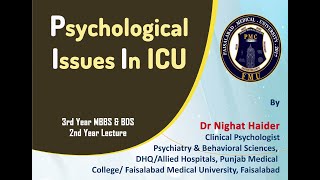 Psychological Issues in ICU